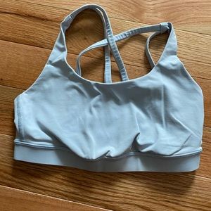 light blue lululemon sports bra!